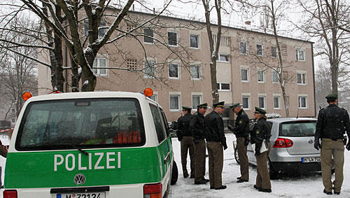 In diesem Haus geschah im März die Tat In diesem Haus geschah im März die Tat