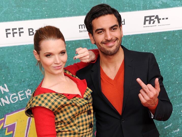 Elyas M'Barek mit seiner Kollegin Karoline Herfurth