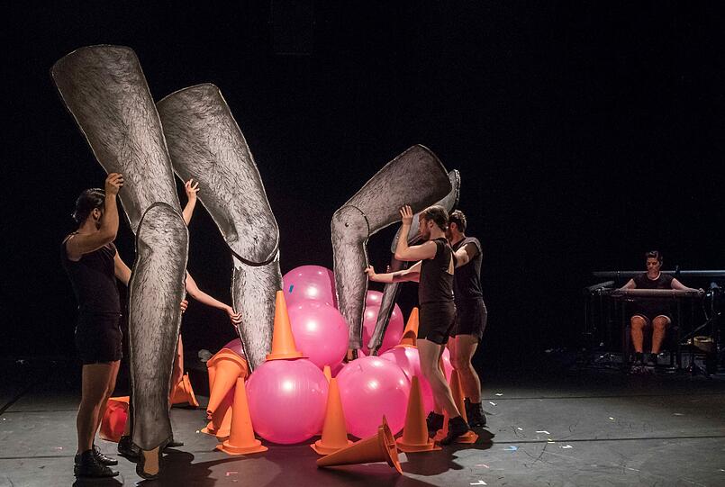 Die Performance "Underline" in der Muffathalle