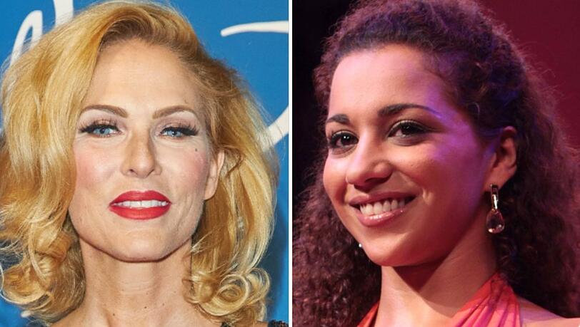 Sonya Kraus (l.) und Nadja Benaissa wagen sich auf das Tanzparkett bei RTL.