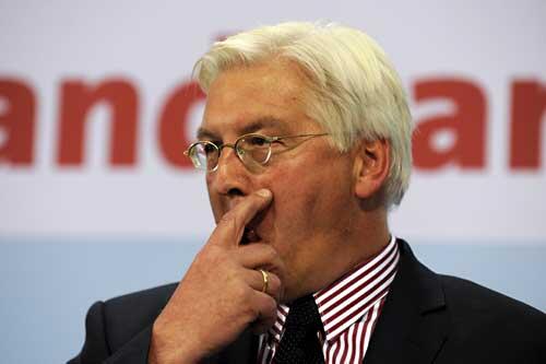 Bittere Stunde für Frank-Walter Steinmeier