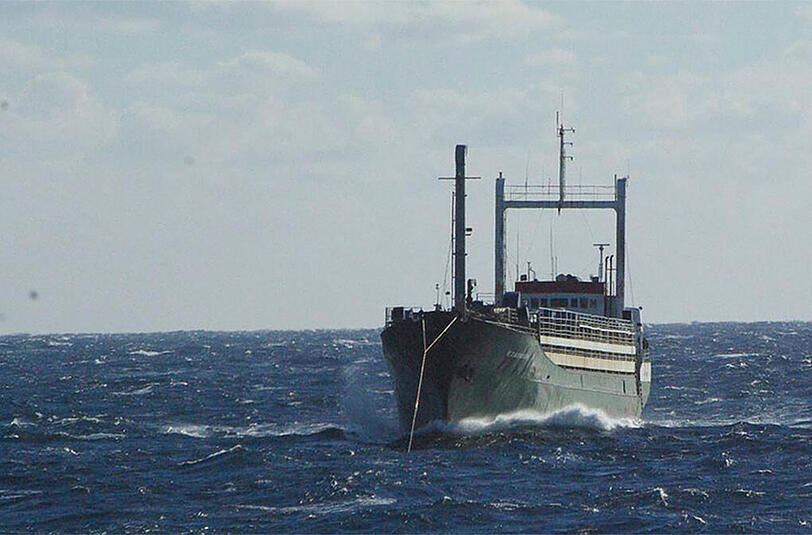 Nach der "Blue Sky M" wurde jetzt das Geisterschiff "Ezadeen" im Mittelmeer gesichert.
