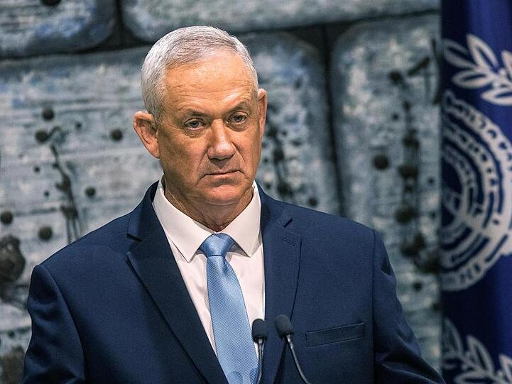 Benny Gantz, Vorsitzender des Mitte-Bündnisses Blau-Weiß.
