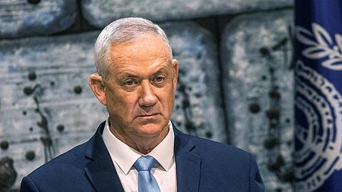 Benny Gantz, Vorsitzender des Mitte-Bündnisses Blau-Weiß.