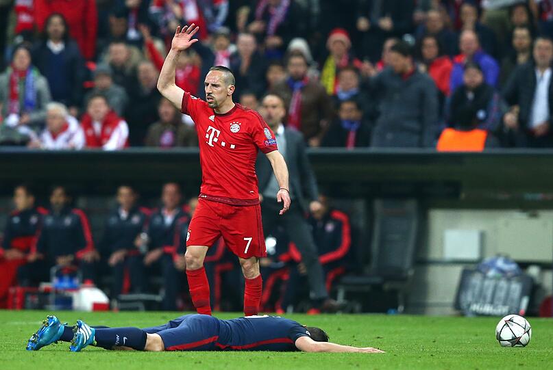 Energiegeladen über 90. Minuten: Franck Ribéry.