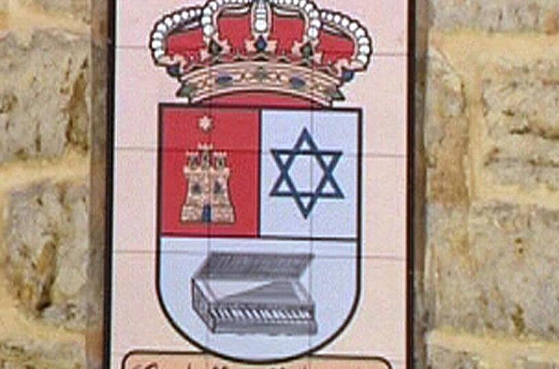 Castrillo Matajudios: Ein Davidstern im Wappen - denn der Ort wurde von Juden gegründet.