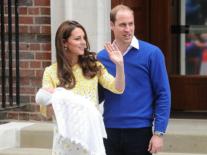 Herzogin Kate hat den Briten eine kleine Prinzessin geschenkt
