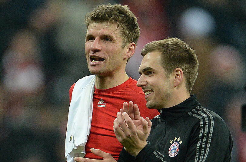 Auch privat gut befreundet: Philipp Lahm und Thomas Müller
