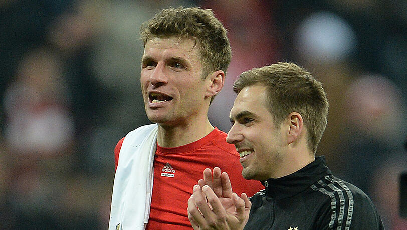 Auch privat gut befreundet: Philipp Lahm und Thomas Müller Auch privat gut befreundet: Philipp Lahm und Thomas Müller