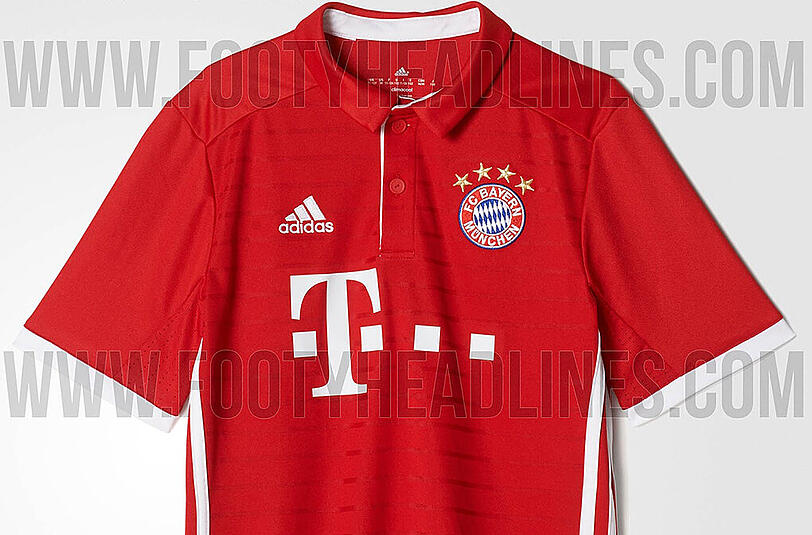 So sieht es aus, das neue Heimtrikot der Bayern.