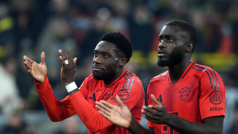Stehen dem FC Bayern länger nicht zur Verfügung: Alphonso Davies und Dayot Upamecano.