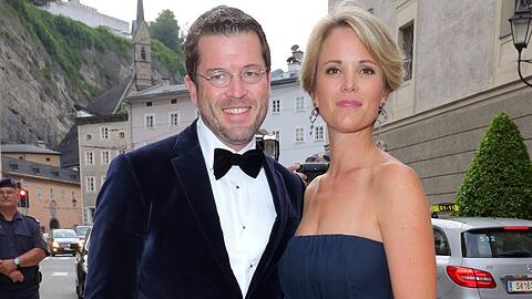 Karl-Theodor und Stephanie zu Guttenberg im Jahr 2016 in Salzburg.