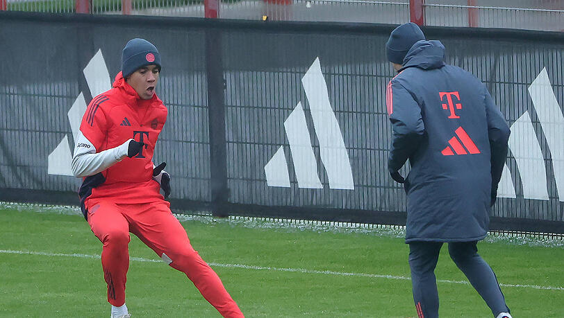 Zur&uuml;ck im Training: Bayern-Star Jamal Musiala.