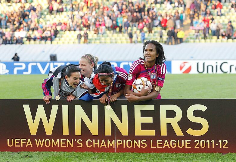 Olympique Lyon gewinnt am Donnerstag die Champions League der Frauen in München.