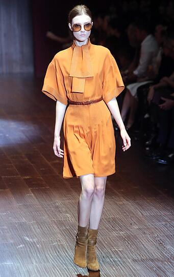 Das italienische Modehaus Gucci präsentiert seine neueste Kollektion.