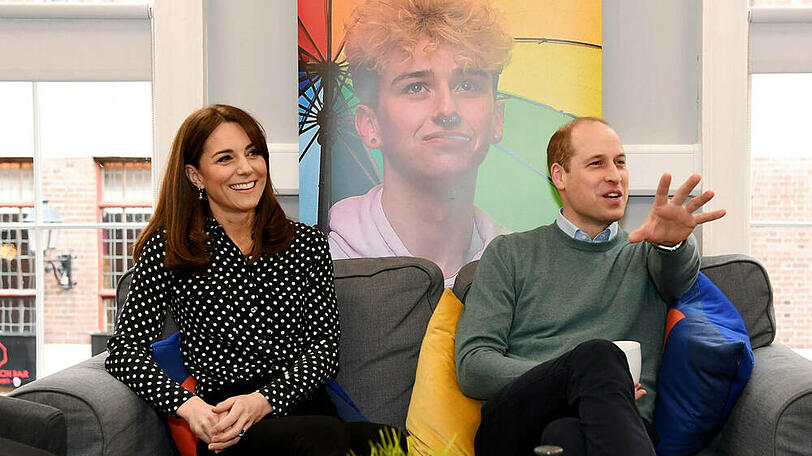 Herzogin Kate und Prinz William besuchen "Jigsaw".