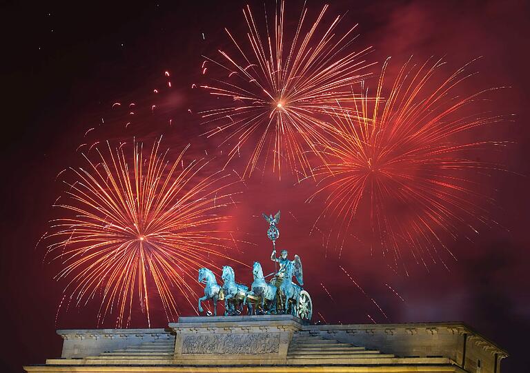 Berlin begrüßt das Jahr 2012.