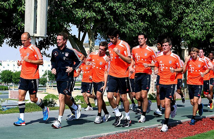 Tag 5 im Trainingslager des FC Bayern: Die Bilder aus Doha/Katar