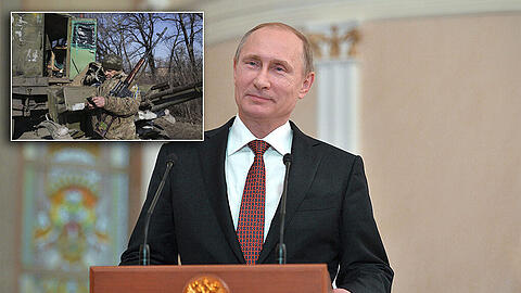 Russlands Präsident Wladimir Putin sieht eine erhöhte Chance auf eine Normalisierung der Zustände im ostukrainischen Krisengebiet.
