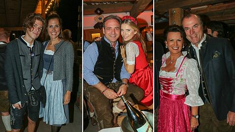 Im Käfer- und im Schützenzelt: So feierten die Promis auf dem Oktoberfest.