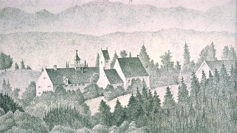 Ein Blick auf das Wieningerschloss - ein ehemaliges Gebäude von Ramsee.