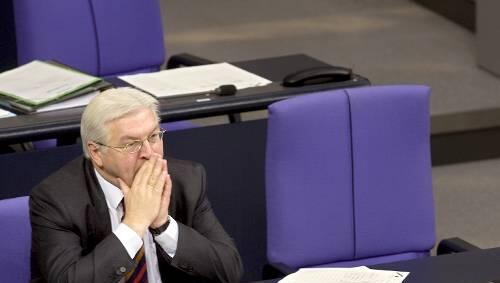 Der Kanzlerkandidat ist auf Krawall gebürstet: Frank-Walter Steinmeier. Der Kanzlerkandidat ist auf Krawall gebürstet: Frank-Walter Steinmeier.