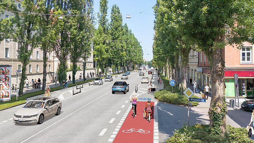 So soll die Lindwurmstraße bald aussehen. Der Umbau geht jetzt los - und bis zur Wiesn soll alles fertig sein.