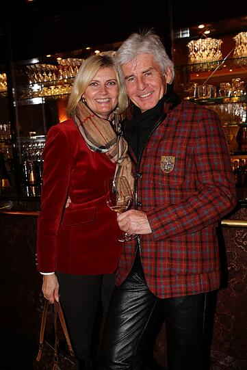 ... Moderator Frederic Meisner mit Ehefrau Yvonne, ...