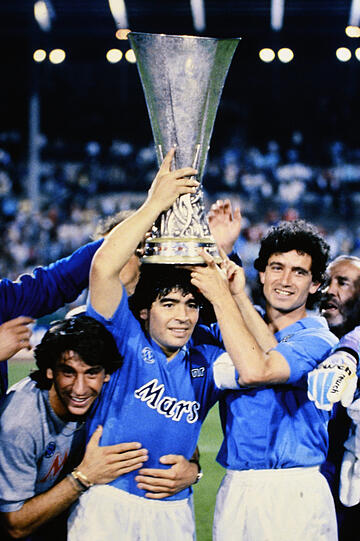 Der Uefa-Cup-Sieg machte Maradona endgültig zur Legende.