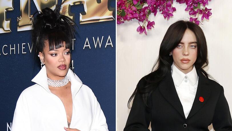 Rihanna und Billie Eilish bewundern sich gegenseitig und wollen miteinander arbeiten.