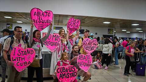 Aktivisten aus mehreren L&auml;ndern sind in Havanna bereits eingetroffen.