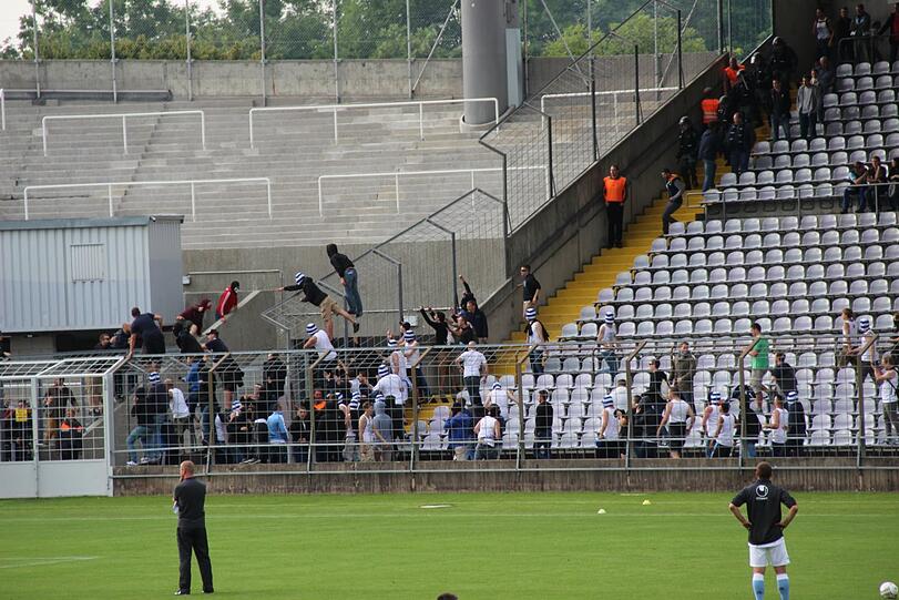 Weitere Bilder vom Amateurderby aus dem Grünwalder Stadion.
