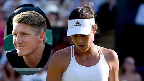 Unter den mitleidenden Blicken von Bastian Schweinsteiger verlor Ana Ivanovic am Mittwoch in Wimbledon und schied als dritte Top-Ten-Spielerin aus. Die Bilder!