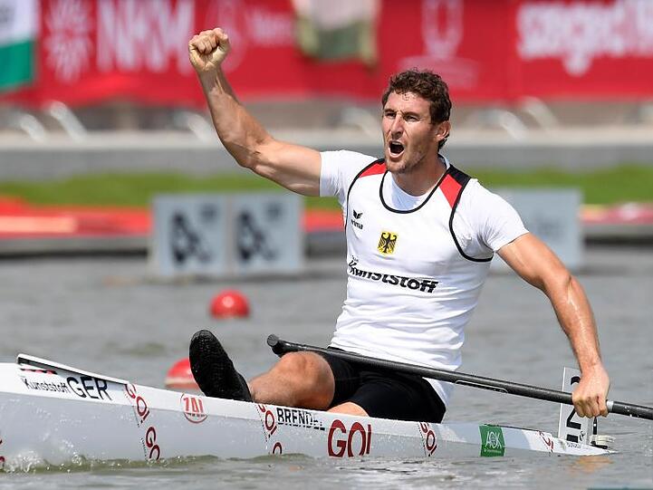 Sebastian Brendel gewann bei der Kanu-WM Gold über die 500 Meter.