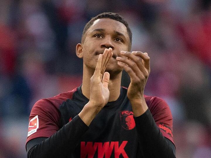 Ohis Felix Uduokhai vom FC Augsburg. Foto: Sven Hoppe/dpa/Archivbild