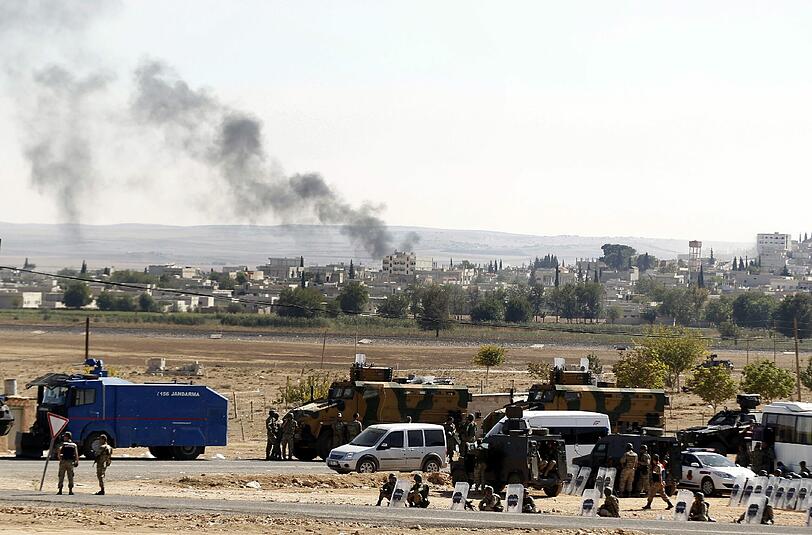 Die Lage in der syrisch-kurdischen Stadt Kobane spitzt sich immer weiter zu.