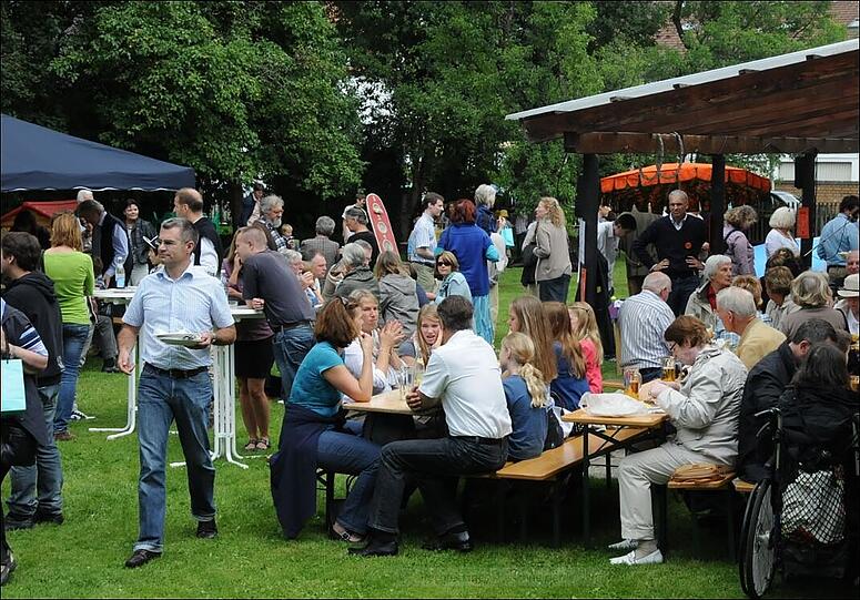 Hier treffen sich die Truderinger in der Gemeinde zum Sommerfest.