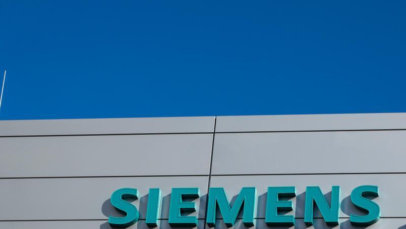 Blick auf das Logo von Siemens Healthineers.