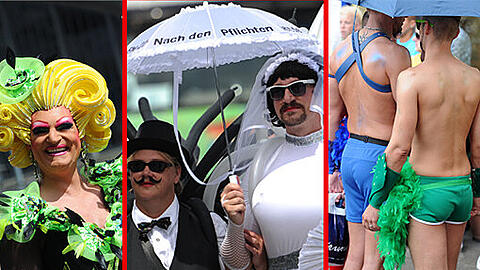 An diesem Wochenende feierten zehntausende Menschen aus der Hamburger LSBT-Community den Christopher Street Day. Sehen Sie hier die Bilder von der bunten Parade.