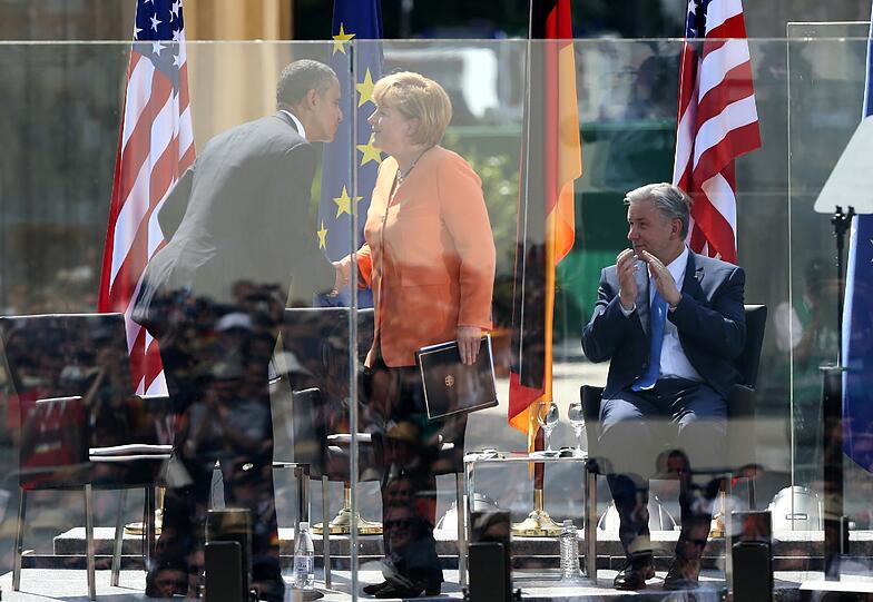 Barack Obama in Berlin.