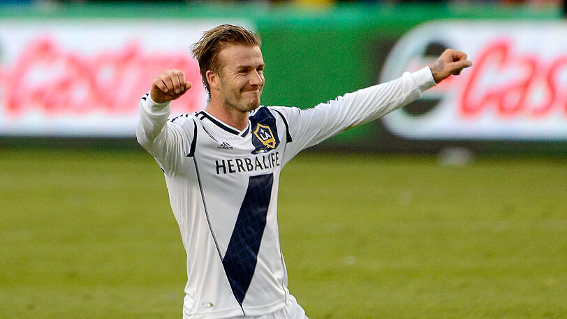 Platz 7: Der englische Fußballspieler David Beckham mit 800 Mio. Dollar.