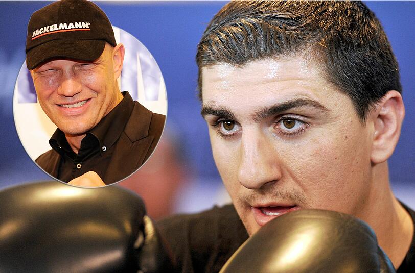 Einen Kampf gegen Wladimir Klitschko sollte Marco Huck (großes Bild) lieber sein lassen, empfielt Ex-Boxer Axel Schulz (kleines Bild).