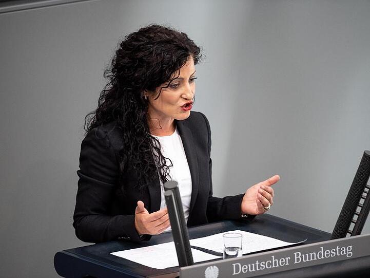 Cansel Kiziltepe (SPD), Bundestagsabgeordnete. Foto: Fabian Sommer/dpa/Archivbild