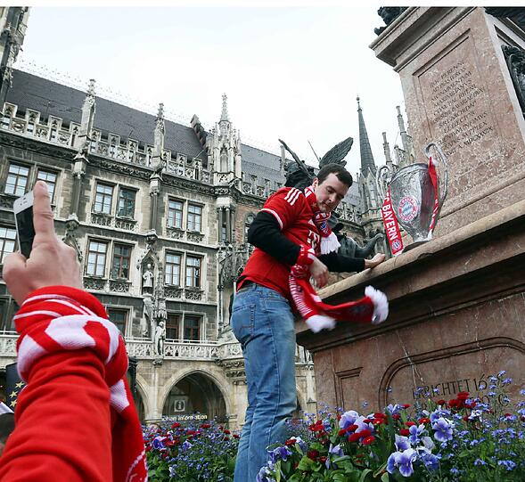 Geschichten, Fans und Skurilitäten: Stimmungsvolle Fotos aus München zum großen Finale in Wembley