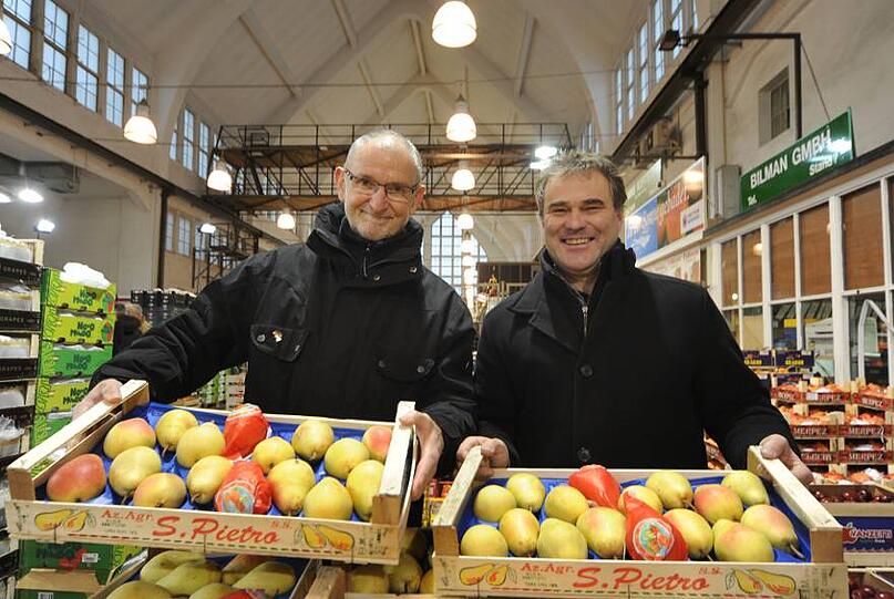 Stellten das Projekt vor: Kommunalreferent Axel Markwardt und Werkleiter Boris Schwartz.