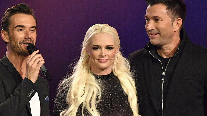 Daniela Katzenberger und Ehemann Lucas Cordalis Anfang des Jahres bei einer Schlagershow von Florian Silbereisen.