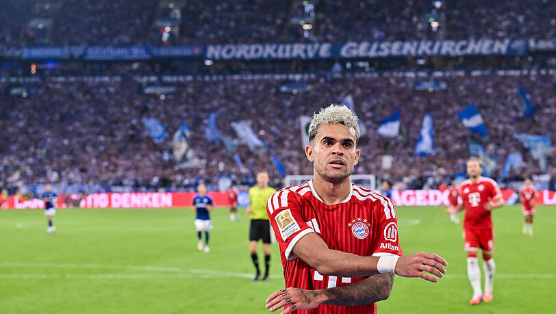 Enttäuschte auf Schalke: Luis Diaz. Enttäuschte auf Schalke: Luis Diaz.
