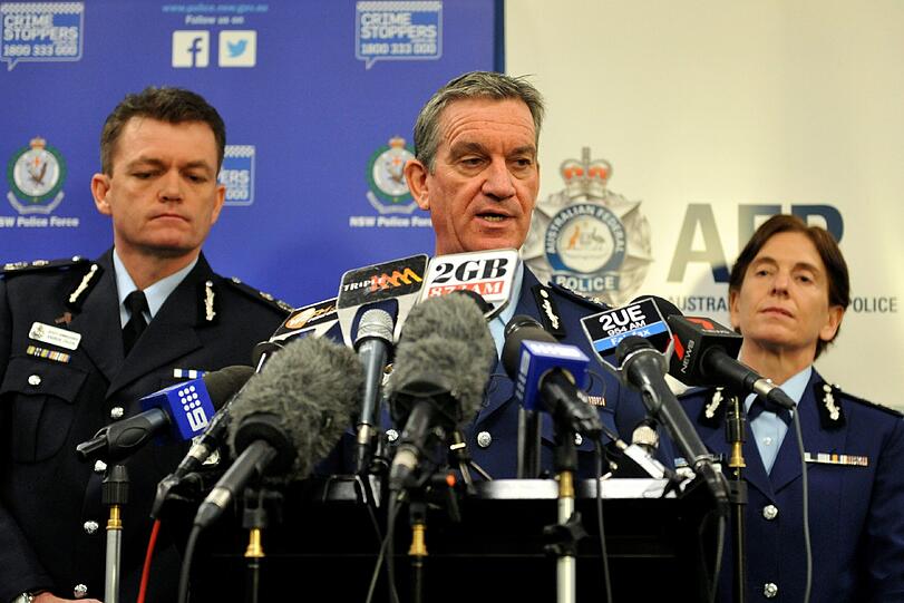 Größter Anti-Terror-Einsatz in der australischen Geschichte: Ein 22-Jähriger hatte Massen-Enthauptungen von Passanten geplant. Die Bilder vom Einsatz der Polizei.