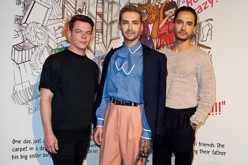 Tom und Bill Kaulitz mit "Tokio Hotel"-Kumpel Georg Listing