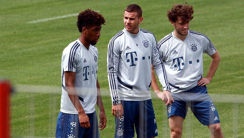 Kingsley Coman, Lucas Hernández und Álvaro Odriozola spielen unter Hansi Flick nur eine Nebenrolle.